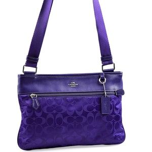 Coach Signature Violet Spencer Crossbody Bag 33483